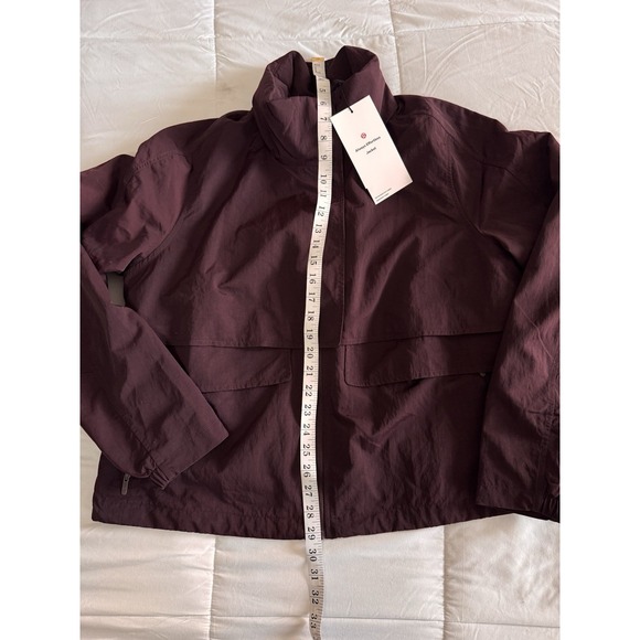 New Lululemon Always Effortless Jacket Size 12 Goodnight Plum W/Hood SOLD OUT - Picture 5 of 16